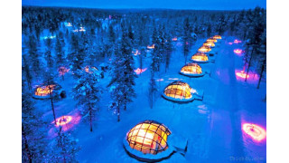 Lều kính Kakslauttanen Igloo Village (Phần Lan)